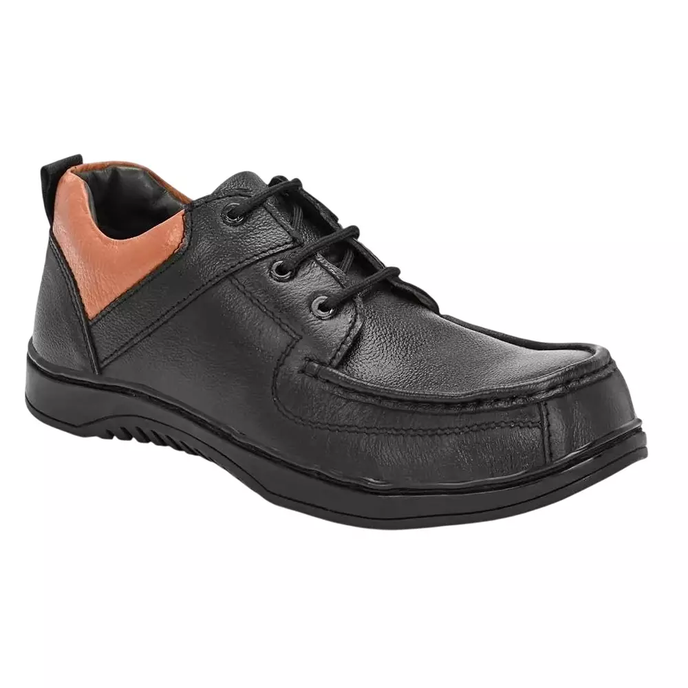 Armaduro Steel Toe Safety Shoes TPR Sole Low Ankle Black Size UK 9, AD1033