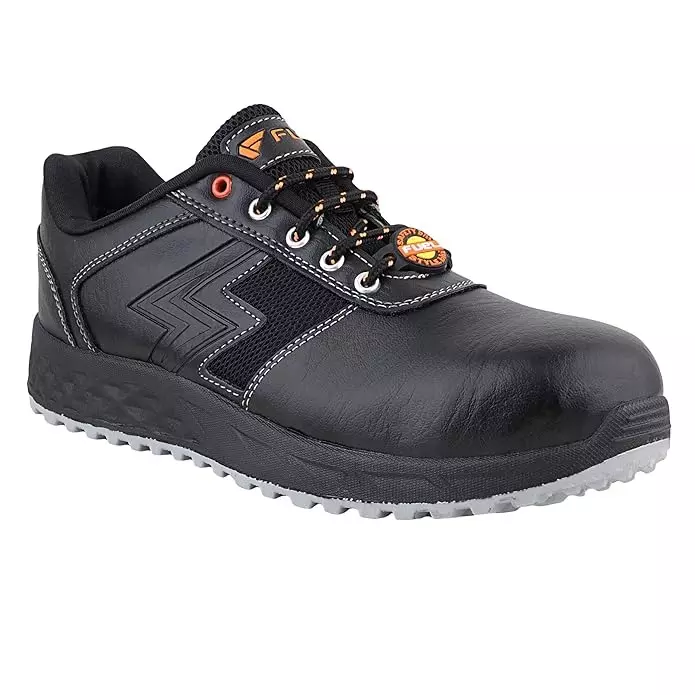 fuel-steel-toe-safety-shoes-pvc-sole-low-ankle-black-leather-size-uk-6-for-male-gravix