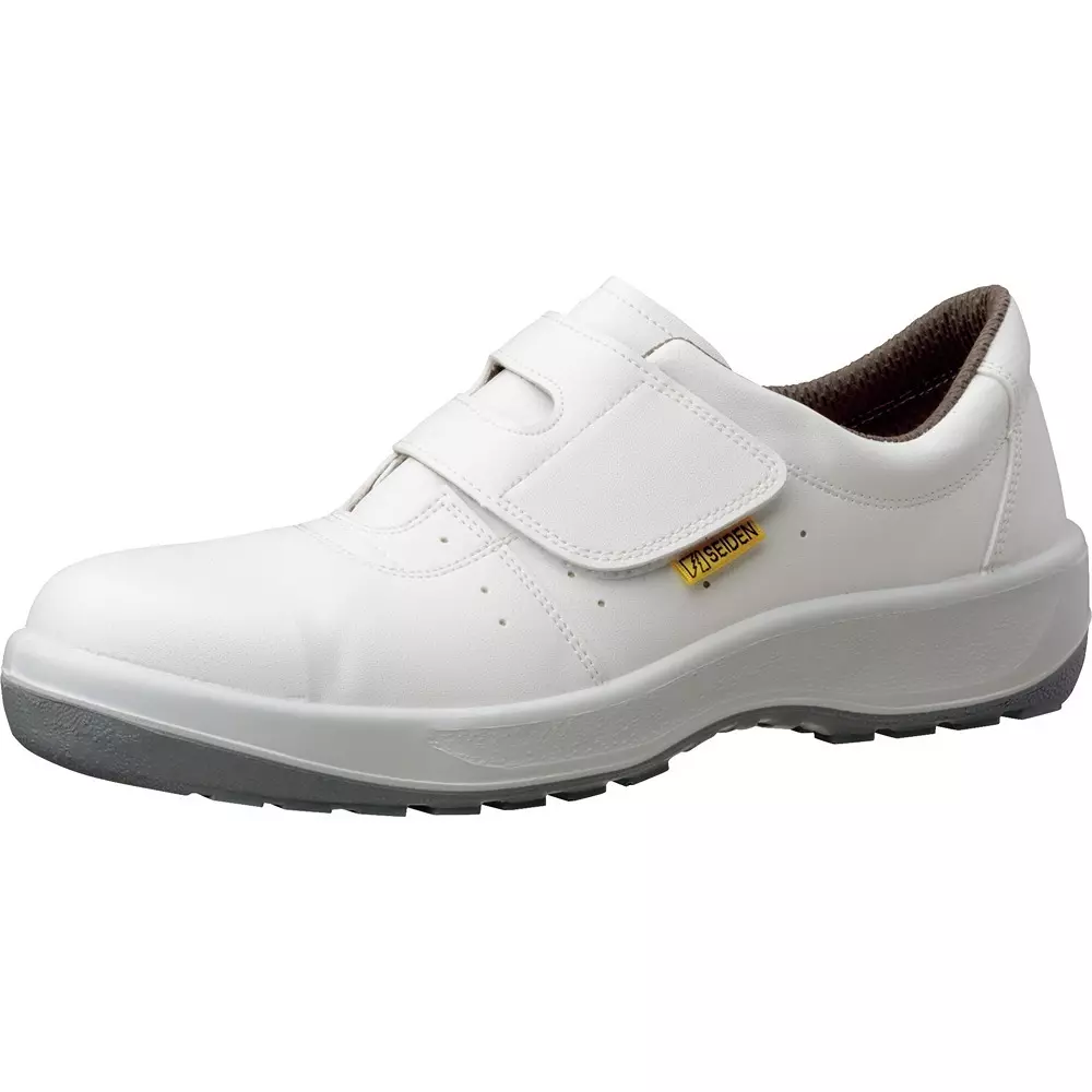 MIDORI Safety Shoes Artificial leather UK 8.5 Size White, MSN395-SEIDEN-W-27.5