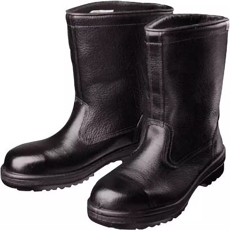 MIDORI Anti Static Shoes Black UK 9 Size Cow Chrome Leather (Soft Embossing) 3E, RT940S-28.0