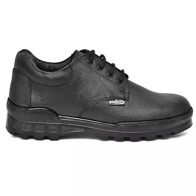 stonix-low-ankle-tpr-sole-safety-shoes-leather-steel-toe-black-uk-9-size-for-industrial-use-derby