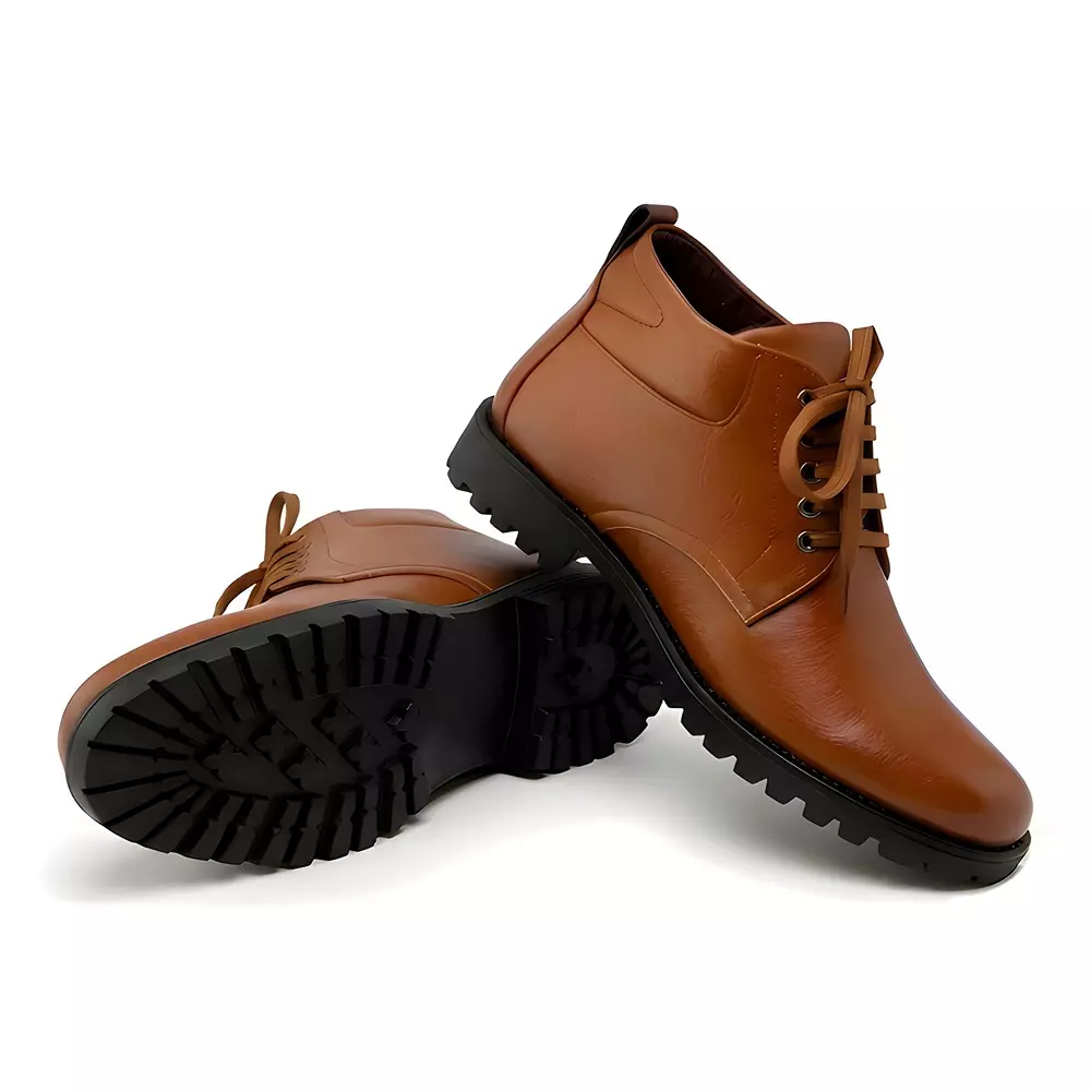 wugo-low-ankle-airmix-sole-safety-shoes-leather-tan-stailness-steel-toe-6-uk-size-for-industrial-use-m1002b