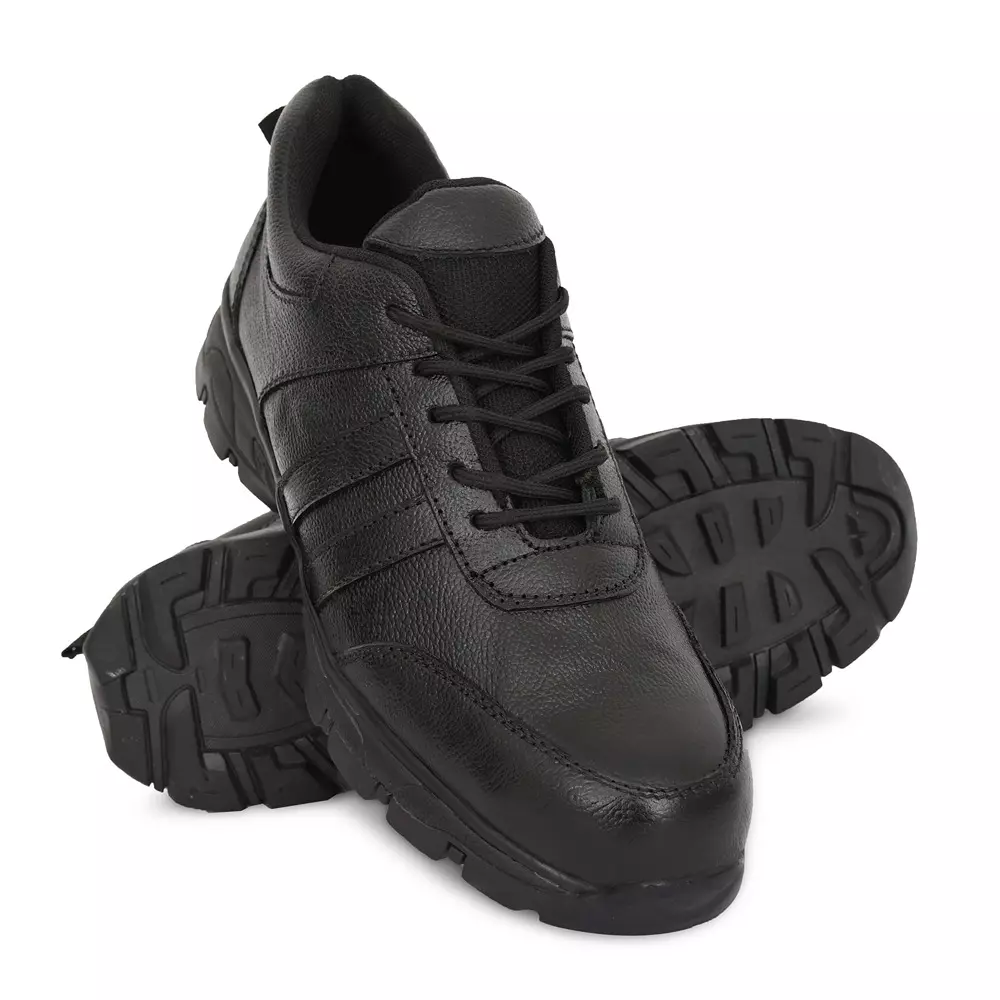 torzu-low-ankle-safety-shoes-steel-toe-leather-black-rubber-sole-uk-8-size-for-industrial-office-use-tzu-st-isi-blk-ad-229