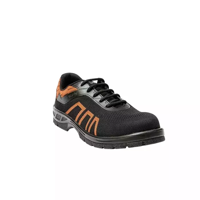 Hillson Low Ankle Steel Toe Safety Shoes PU Sole Breathable Flyknit Fabric Upper Material Tan UK 11 Size for Industrial & Construction Area Use, WF02 TAN