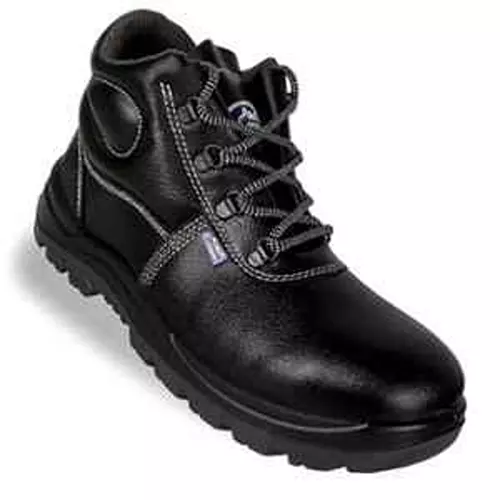Buy Allen Cooper AC 1008 Antistatic Steel Toe Black Safety Shoes, Size