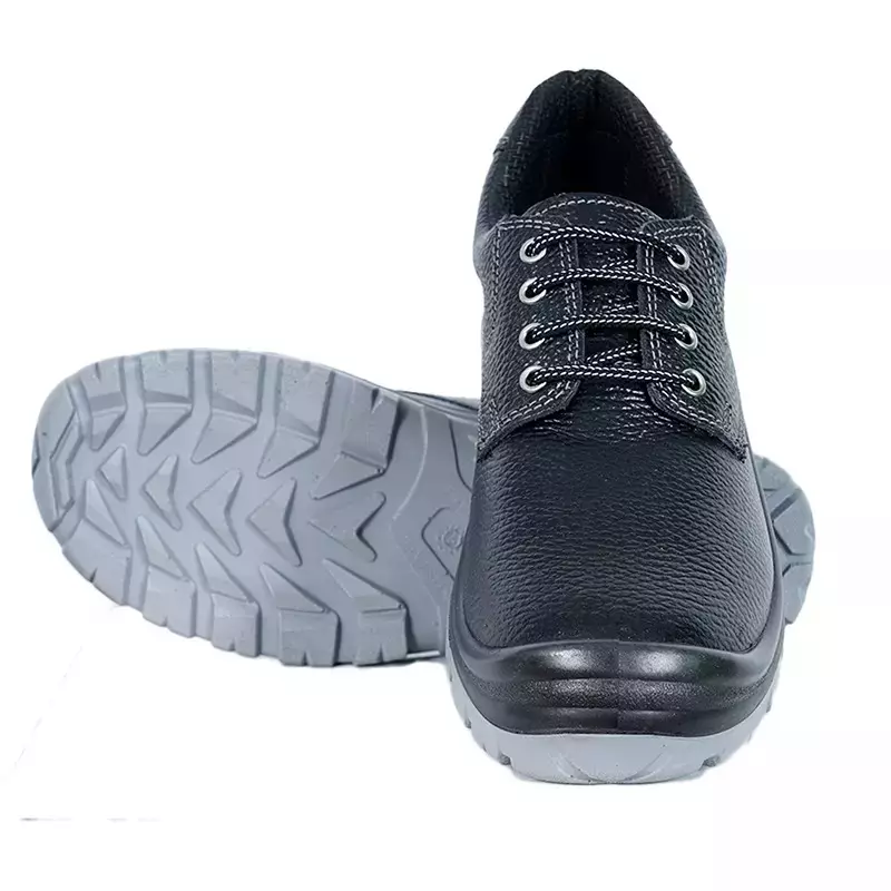 Fortune Steel Toe Safety Shoe Double Density Low Ankle Size UK 6 Black Model Trident-6