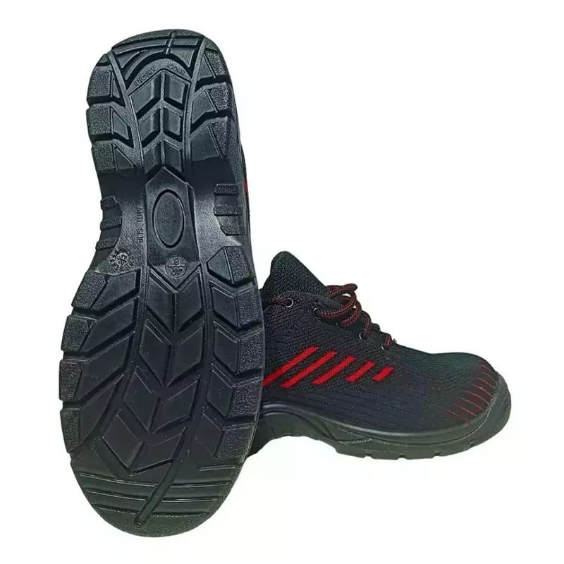 Fortune Steel Toe Safety Shoe  Low Ankle Size UK 8 Black Model Smart-8