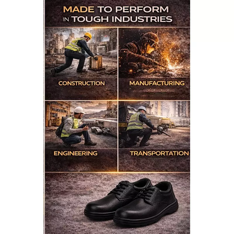 generic-unik-steel-toe-low-ankle-pvc-sole-black-synthetic-leather-safety-shoe-size-9