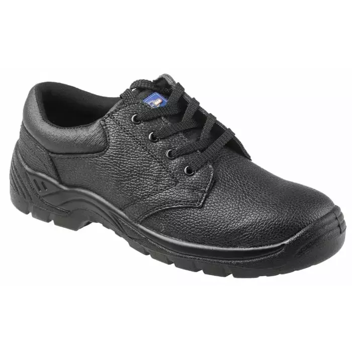 RS PRO Mens Black Toe Capped Safety Trainers, UK 11, EU 46 Model No 7904029 (Each of 1 Pair)