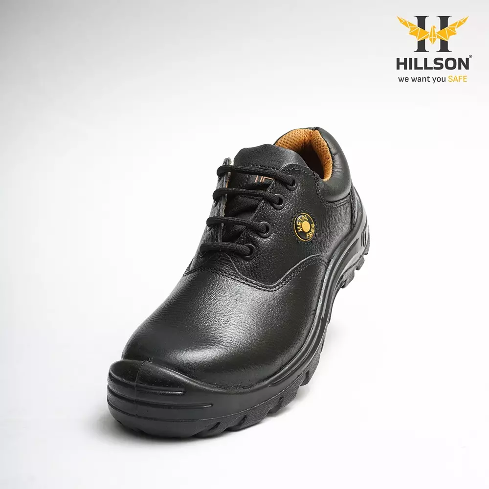 hillson-black-monodensity-safety-shoes-pu-sole-with-low-ankle-uk-7-mf01