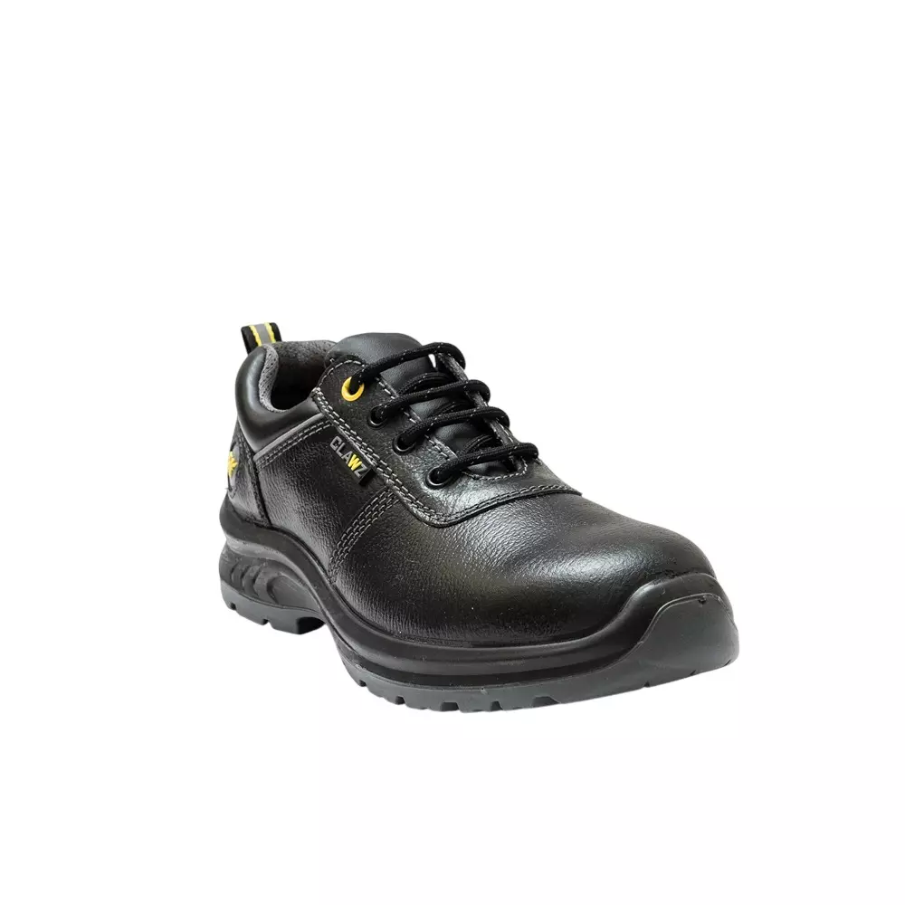 Hillson Steel Toe Safety Shoes Low Ankle PU Sole Low Ankle Size UK 5 Black, Clawz CL02
