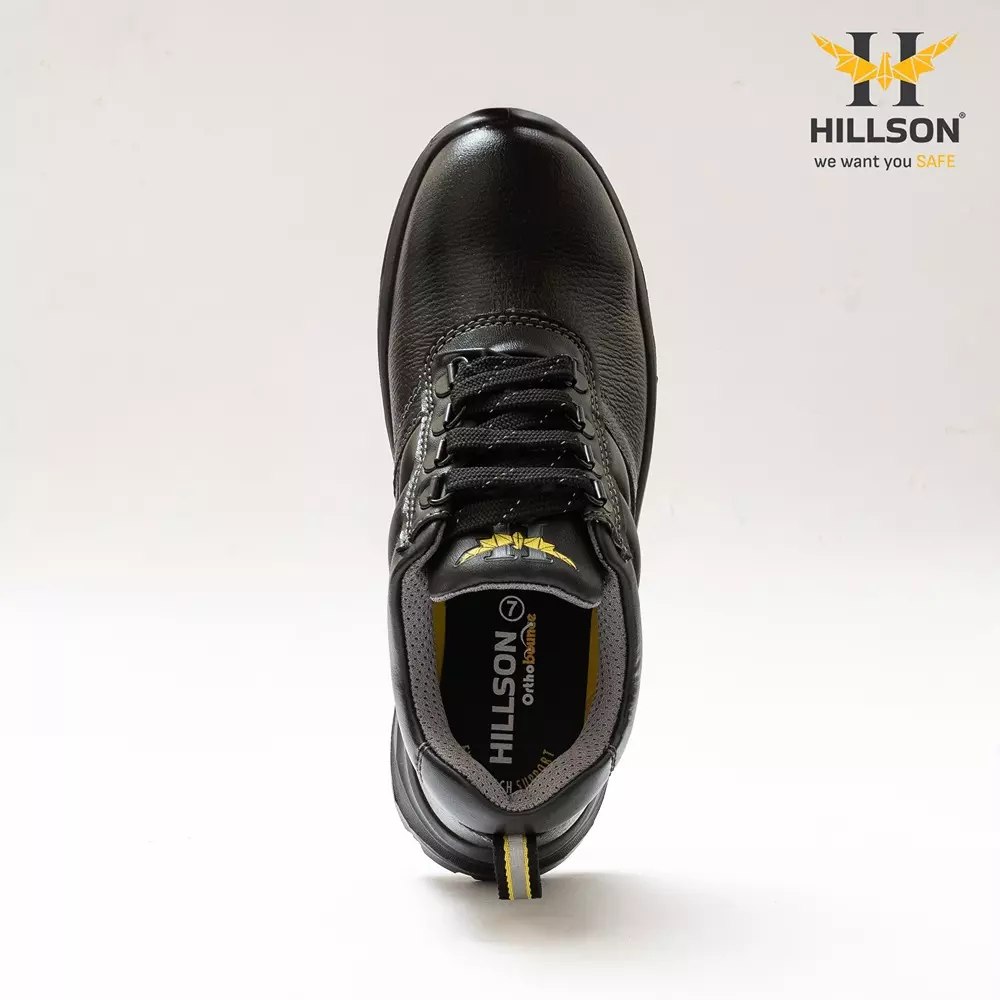 hillson-steel-toe-safety-shoes-pu-sole-low-ankle-black-real-buff-leather-size-uk-7-clawz-cl03