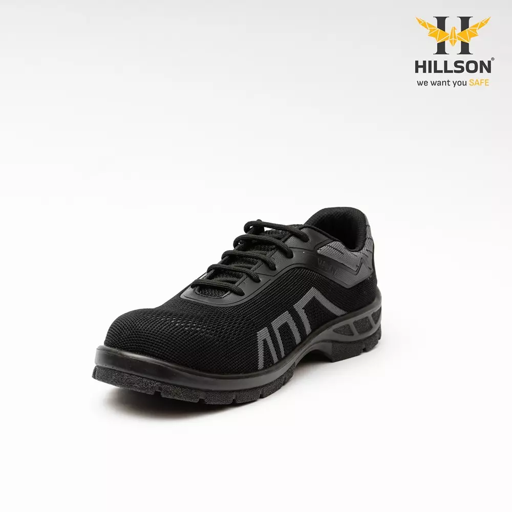 hillson-hard-toe-safety-shoes-pu-sole-low-ankle-grey-breathable-flyknit-fabric-size-uk-7-wf02-grey