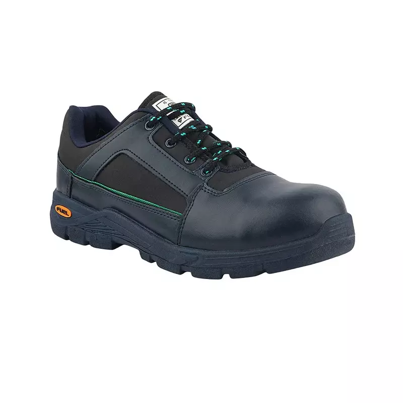 Fuel Steel Toe Safety Shoes Rubberized PVC Single Density Low Ankle Blue Synthetic & Treated Fabric for Mens Size UK6 to UK11, ARMOUR-3-SD BLUE