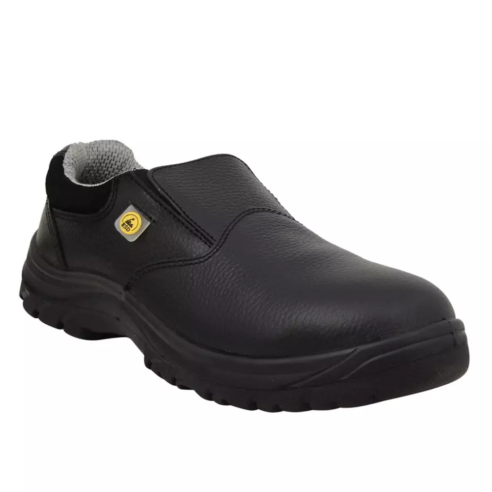 Neosafe Safety Shoes PU Sole Fiber Toe Black UK 8