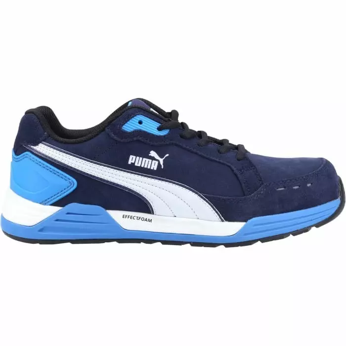 Puma Safety 6446 Mens Blue Toe Capped Safety Shoes UK 8 EU 42, 644620
