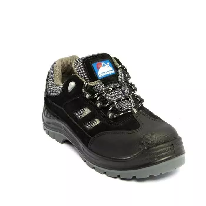 Himalayan 4115 Composite Toe Capped Safety Shoes Unisex Black UK 11, 4115BK110 (1 Pair)