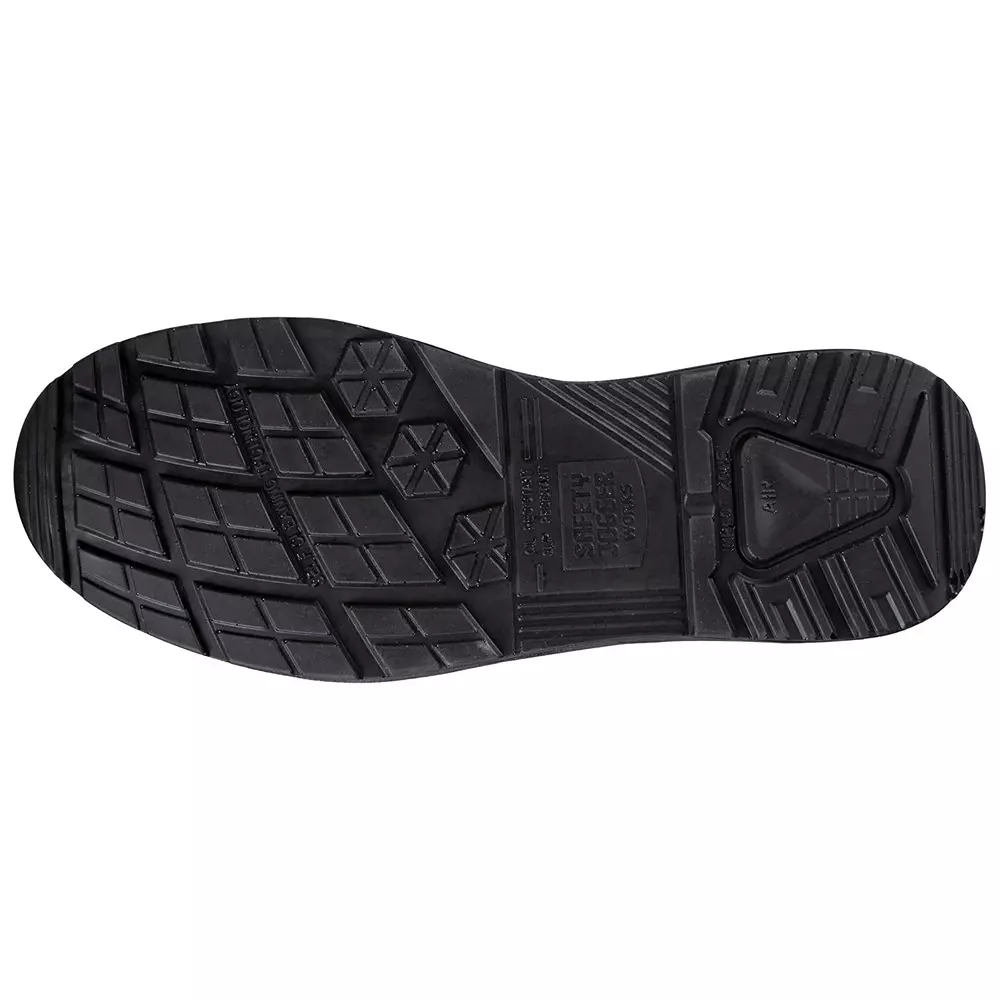 Safety Jogger 200 J Steel Toe Safety Shoe Low Ankle PU Sole UK 6 Size Black Knitted Fabric for Industrial Use, ECOFITZ S1