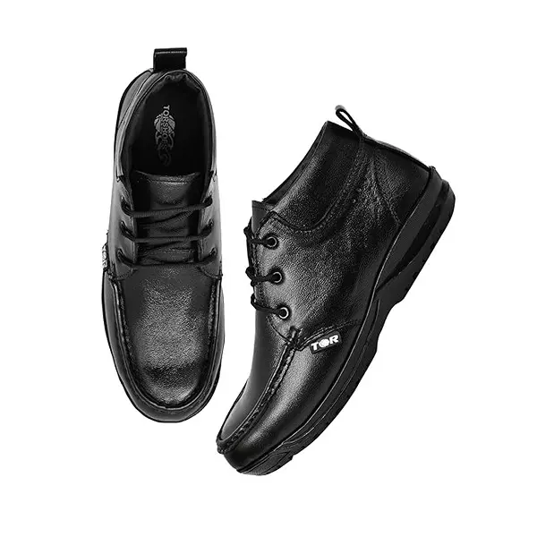 TOR Safety Shoes High Ankle TPR Sole Black Size UK 8, TOR_233