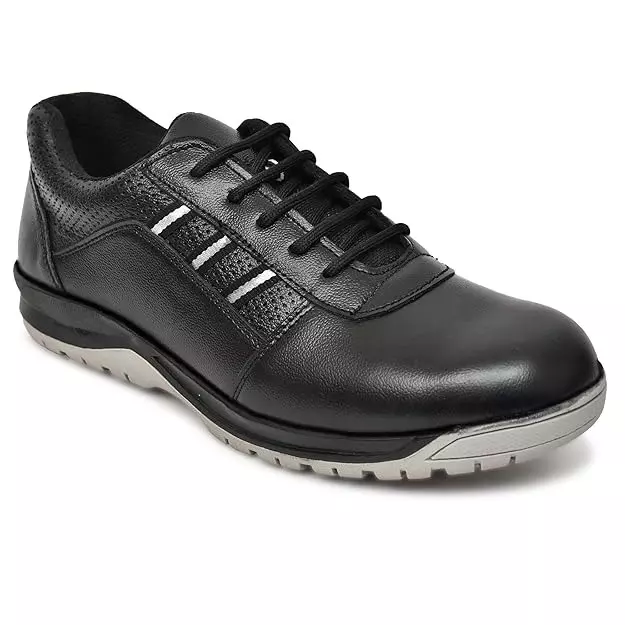Torzu Steel Toe Safety Shoes Low Ankle Size 8 UK Black, TORZU-321