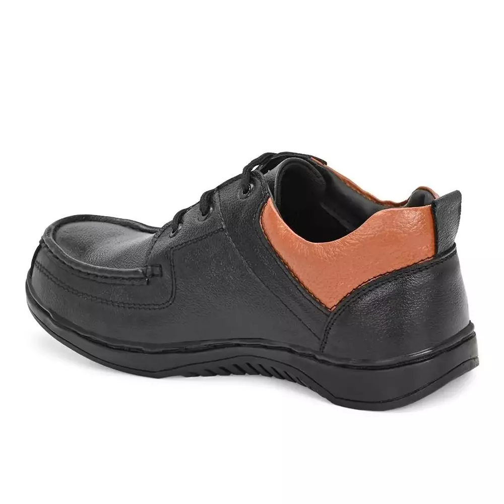 armaduro-steel-toe-safety-shoes-tpr-sole-low-ankle-black-brown-size-uk-7-ad1033