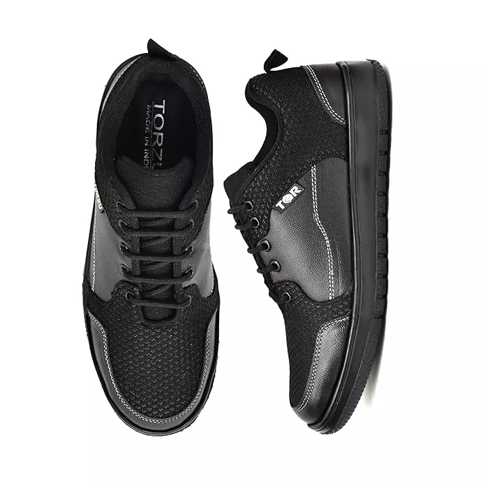 tor-steel-toe-safety-shoes-phylon-sole-10-uk-size-black-tor-1101-black-10-pack-of-3