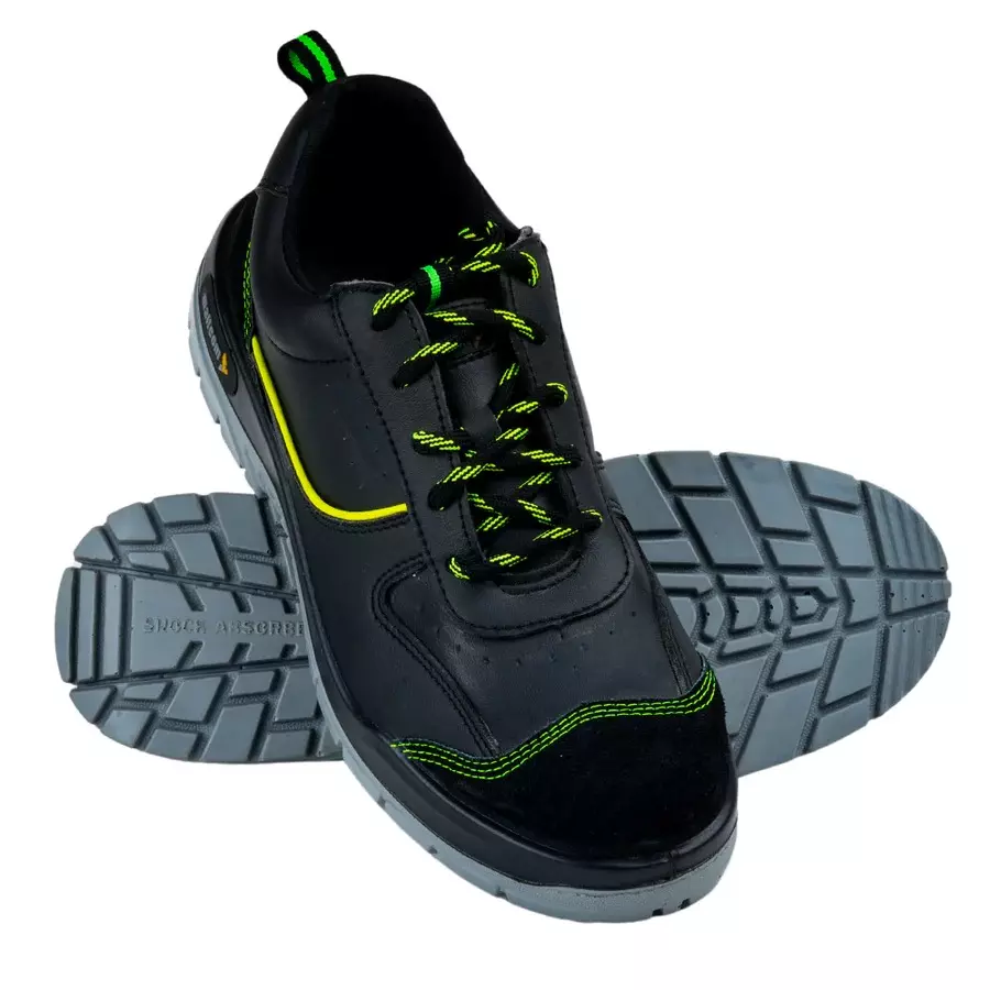 Mallcom Steel Toe Safety Shoes Low Ankle PU Sole Microfibre Multi Color UK 4, RUFUS K01