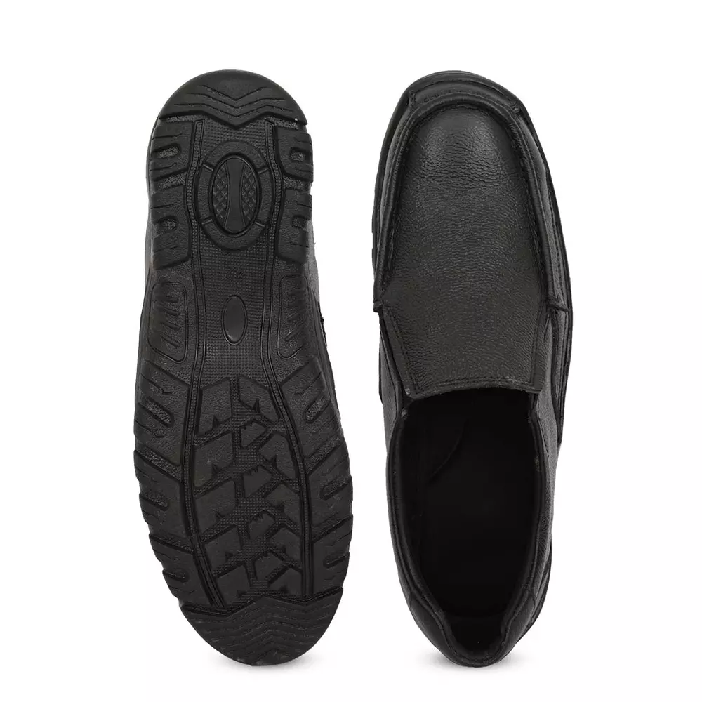 tor-safety-shoes-steel-toe-low-ankle-rubber-sole-leather-size-uk-7-black-tzu-st-isi-blk-233