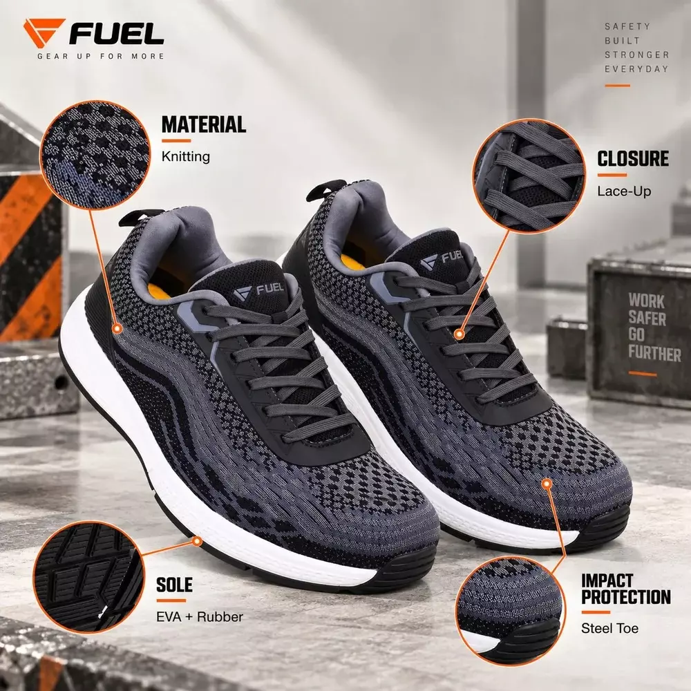 fuel-low-ankle-safety-shoes-steel-toe-eva-rubber-sole-black-uk-9-for-industrial-factory-warehouse-use-adam