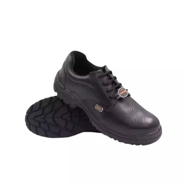 Hillson Steel Toe Safety Shoes Low Ankle PU Sole Low Ankle Size UK 9 Black, ARGO BLACK