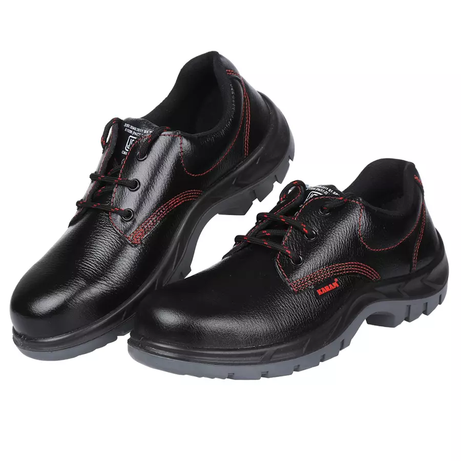 Buy Karam FS01 Double Density Steel Toe Black Safety Shoe Size 9 from Industrybuying.com