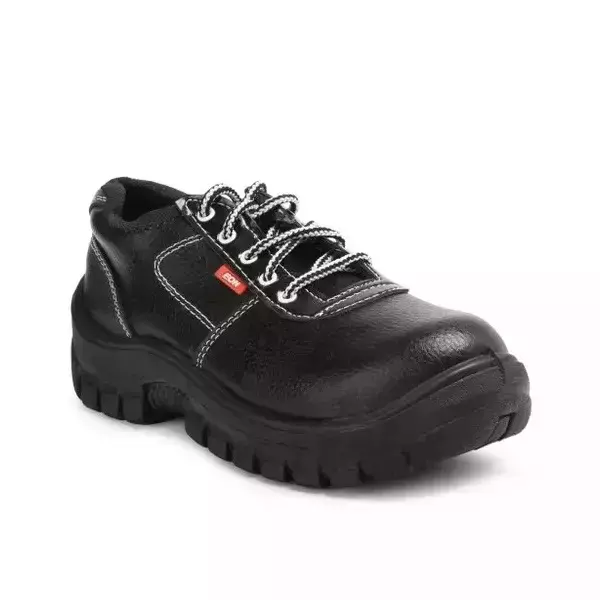PRIMA Steel Toe Safety Shoes PVC Sole UK 11 Black PSF-22