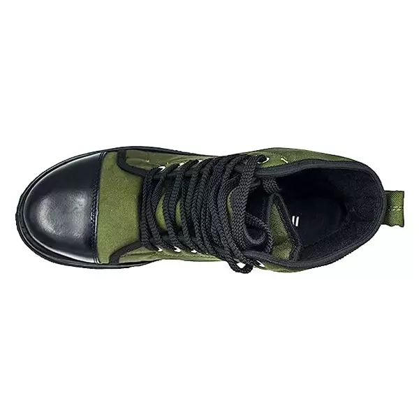 Fuel Jungle Boot Steel Toe High Ankle Safety Shoes Green Size: 8