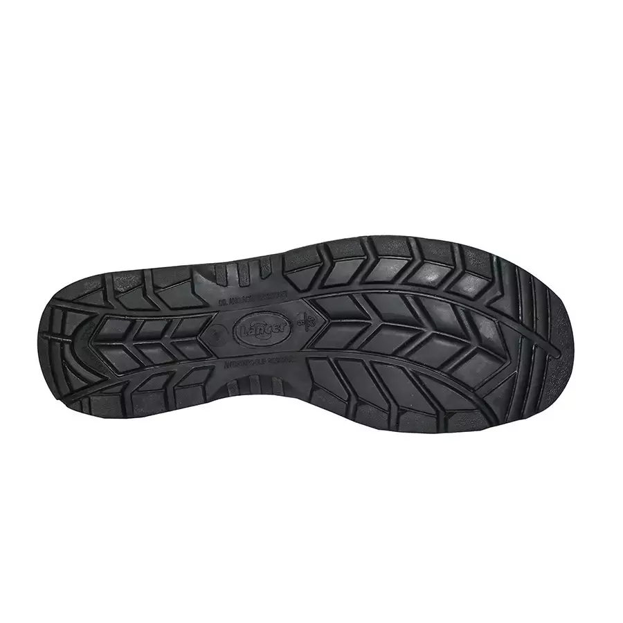 Lancer Steel Toe Safety Shoe Single Density PU Sole UK 7 Black, TP-205