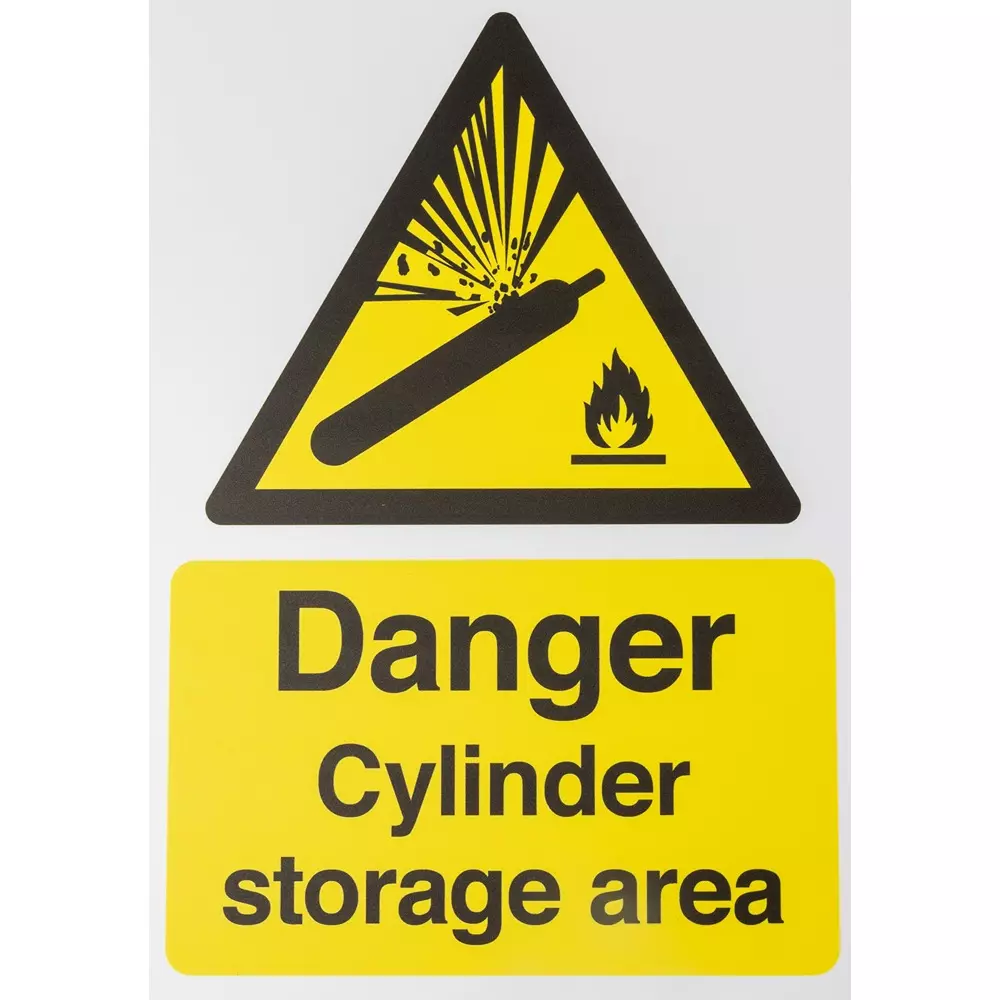 RS PRO Danger Polyester Hazard Warning Sign, 146439