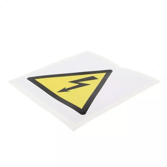 RS PRO Self-Adhesive Electrical Hazard Warning Sign Model No 8134423