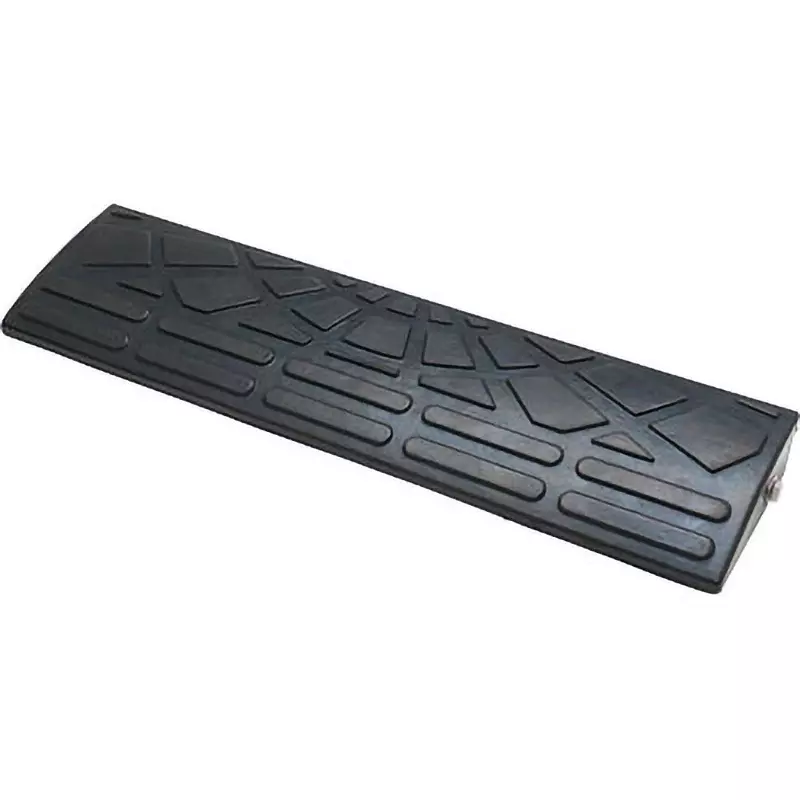 MonotaRO Step Plate for Wheels Straight Rubber Natural rubber + SBR + nylon fiber 600x150x45 mm, M5-60
