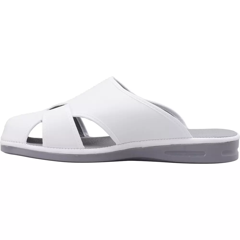 MonotaRO Anti-Static Slippers (upper) synthetic leather, (sole) polyurethane White 24 cm Size, JT-878