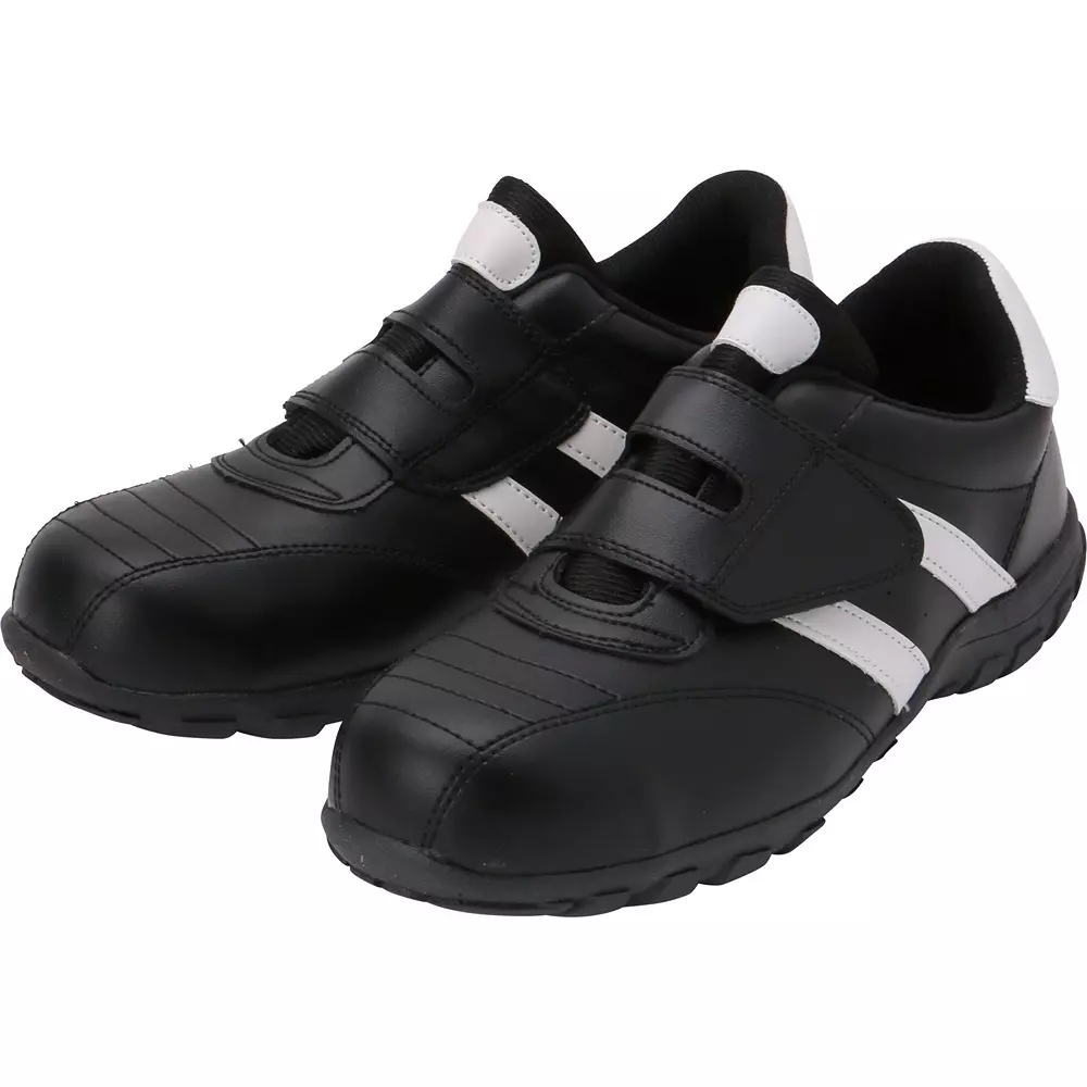MonotaRO Safety Shoes Casual Loop Fastener Black x white 27 cm Size, TM-1875