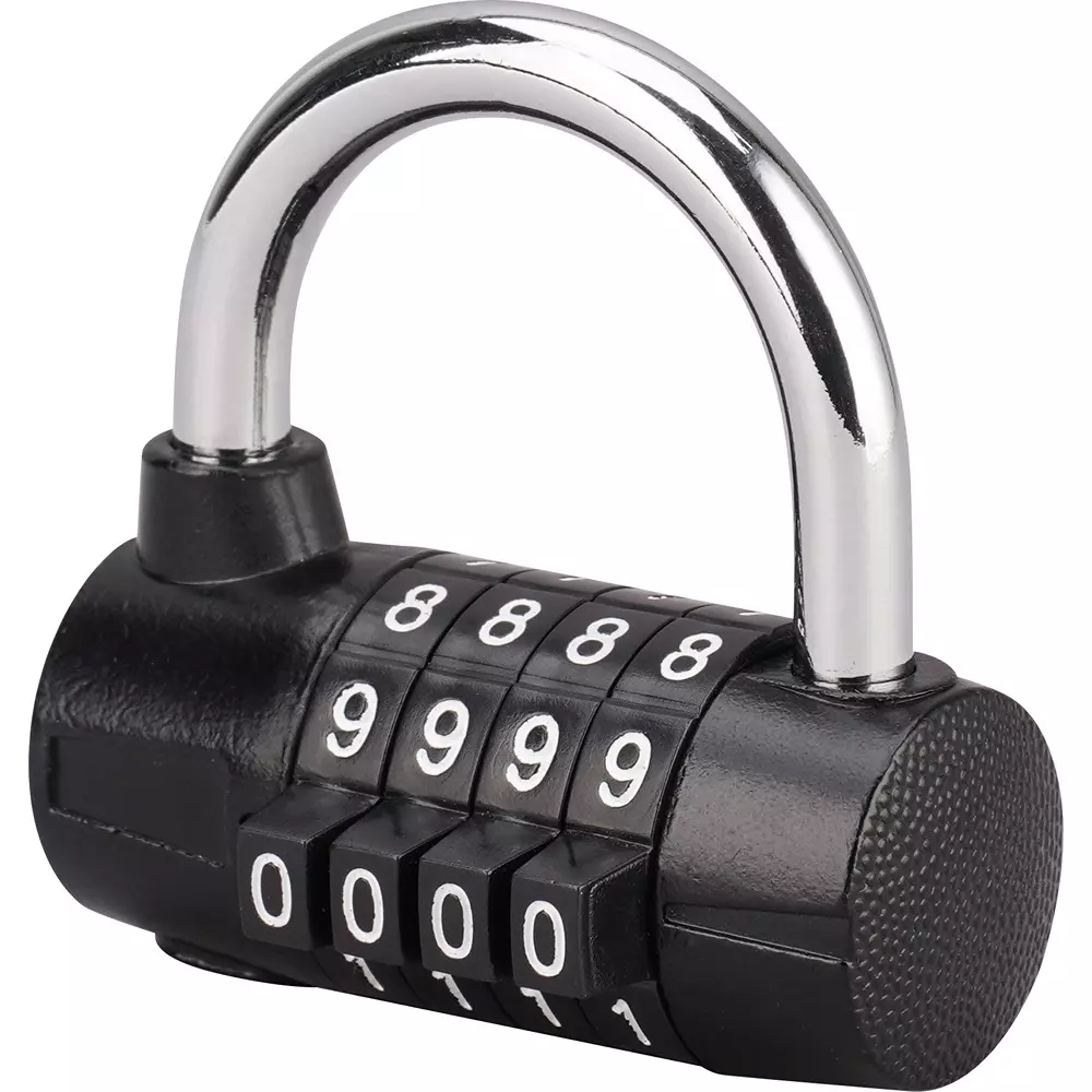 MonotaRO Combination Lock Wide with Material vine Steel for Industrial and Daily Use Applications, 9396951