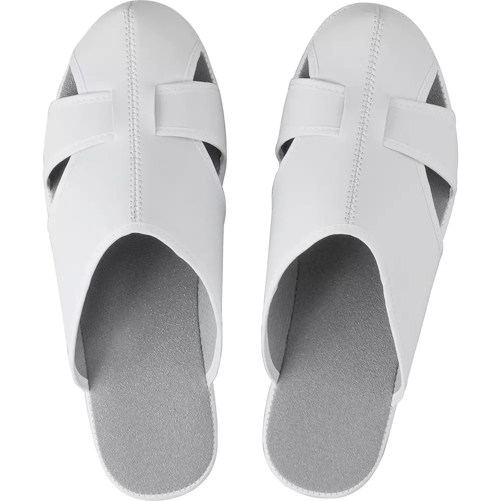 monotaro-anti-static-slippers-upper-synthetic-leather-sole-polyurethane-white-23-cm-size-jt-878