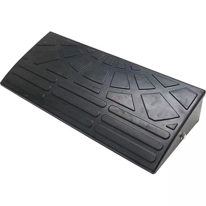 MonotaRO Step Plate for Wheels Straight Rubber Natural rubber + SBR + nylon fiber 600x250x95 mm, M10-60