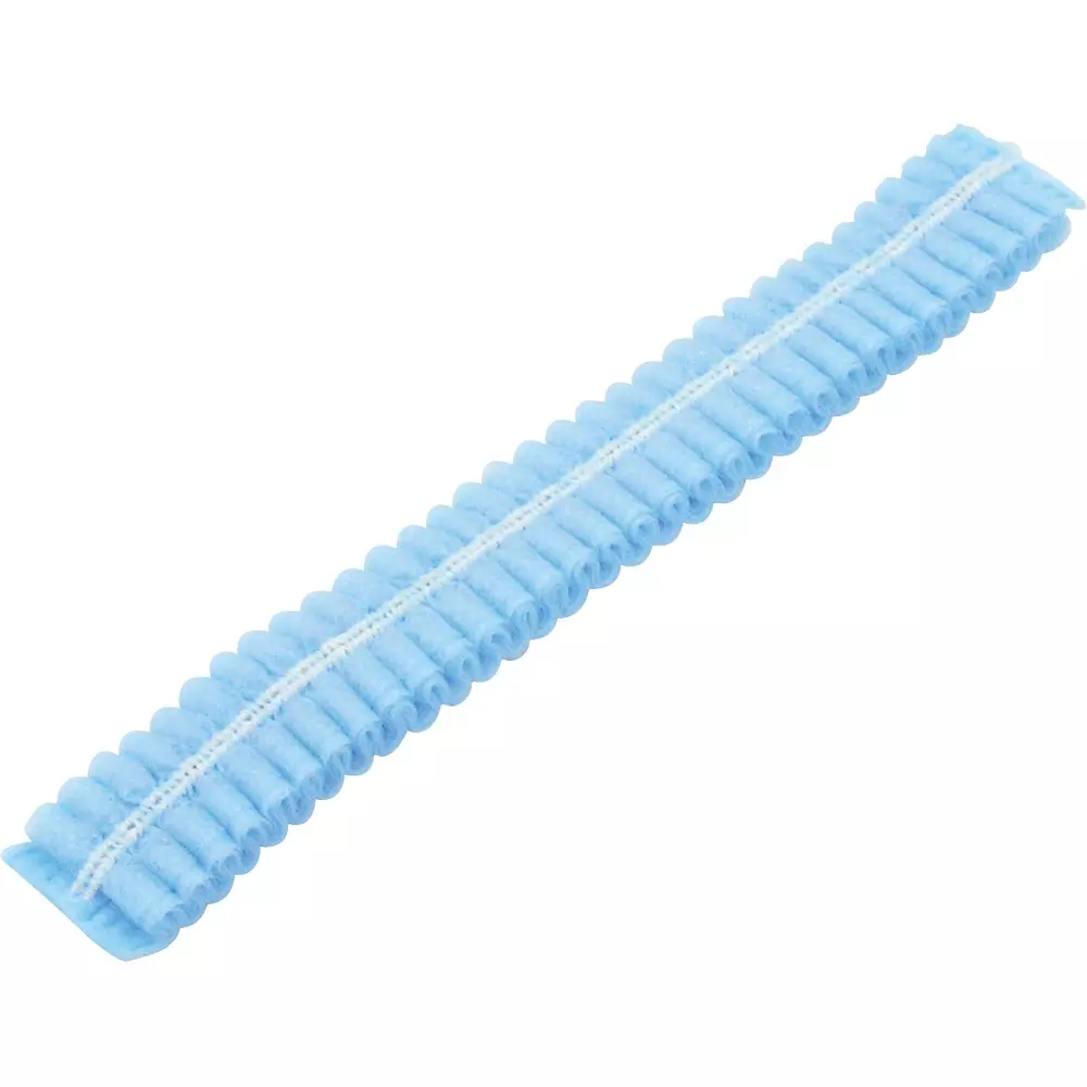 MonotaRO Disposable Bouffant Cap Mob Cap Blue Free Size, 19764553 (Pack of 1000 Pcs)