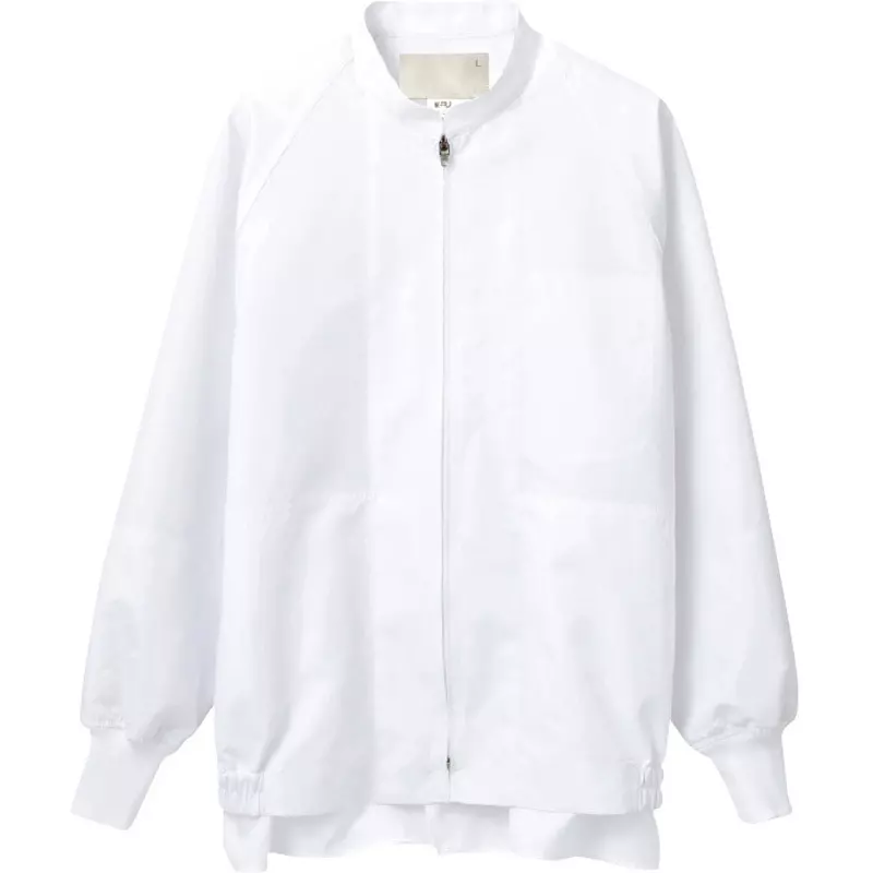 MonotaRO Food Grade Jumper Unisex White 3L Size, MO-FFRLJP-3L