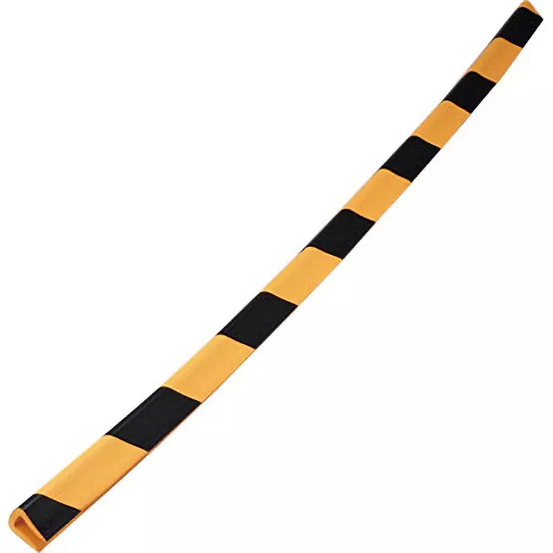 MonotaRO Safety U-Shaped Edge Guard Cushion Black and Yellow, 24360552
