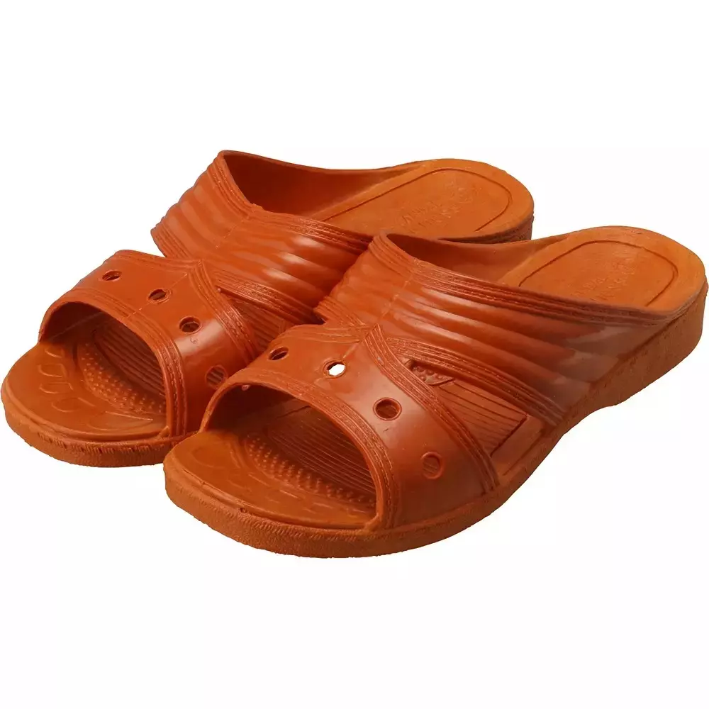 MonotaRO Vinyl Sandals Orange Brown L Size, 33240726 (1 Pair)