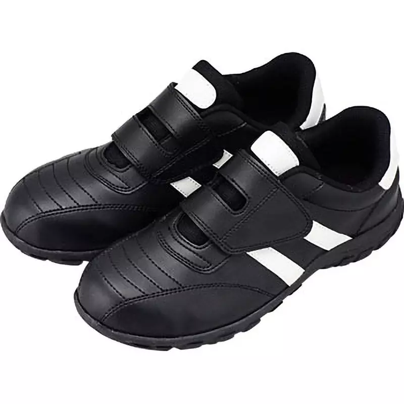 MonotaRO Safety Shoes Casual Loop Fastener Black x white 25 cm Size, TM-1875