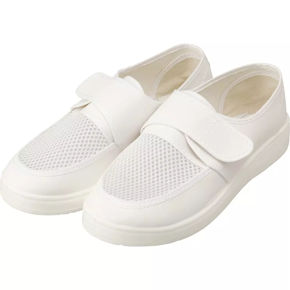 MonotaRO Electrostatic Shoes Hook and Loop Type White 25 cm Size, 40718354