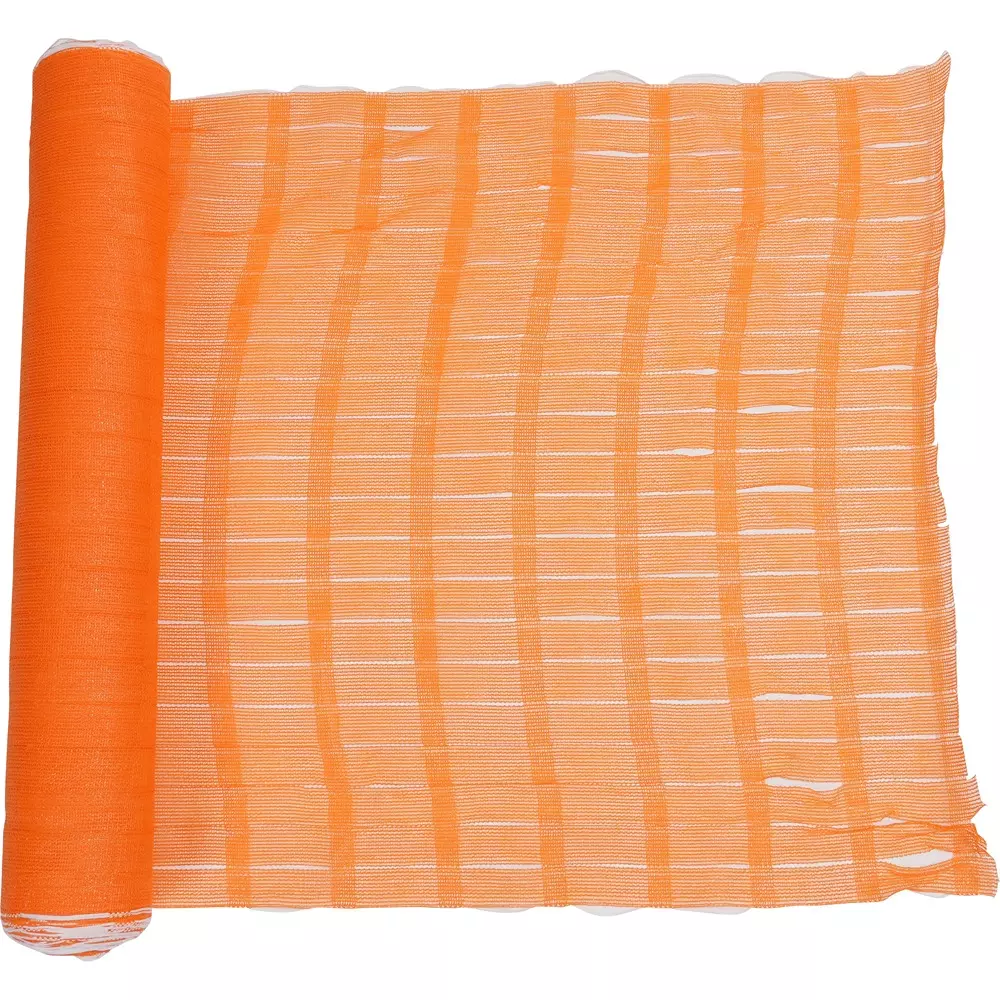 MonotaRO Fence Net Roll (Body) Polyethylene / (String) Polypropylene Orange 50 m Length, 1mx50m (1 Roll)