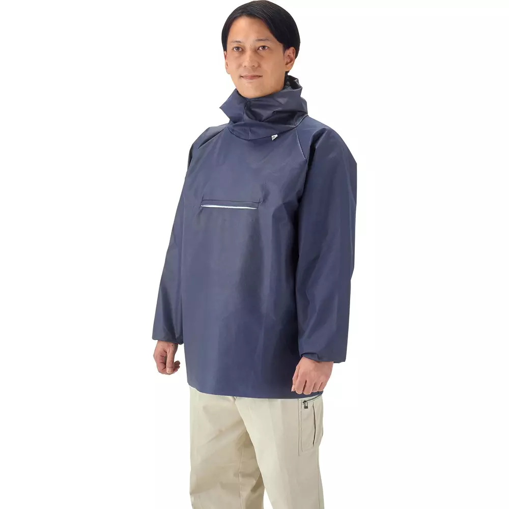 MonotaRO Yakke Non-Woven Fabric Disposable Navy blue LL Size, 21345444 (Pack of 10 Pcs)